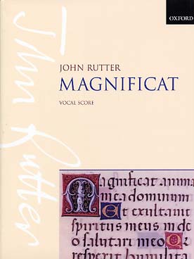 Illustration de Magnificat pour soprano ou mezzo-soprano solo, SATB et orchestre, réd. chant/ piano