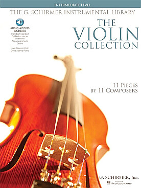 Illustration de The VIOLIN COLLECTION avec accès audio - Intermediate : 11 pièces