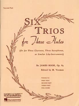 Illustration de 6 Trios op. 83 (tr. Voxman) Partie 2
