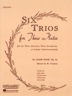 Illustration de 6 Trios op. 83 (tr. Voxman) Partie 3