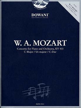 Illustration mozart concerto n° 13 k 415 en do m