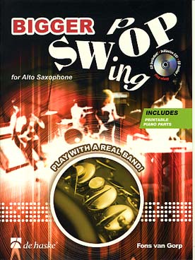 Illustration de SWING POP - Bigger swop (saxo mi b) avec partie de piano PDF à imprimer