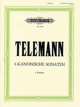 Illustration telemann 6 sonates en canon