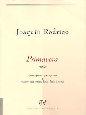 Illustration de Primavera pour soprano, flûte et piano