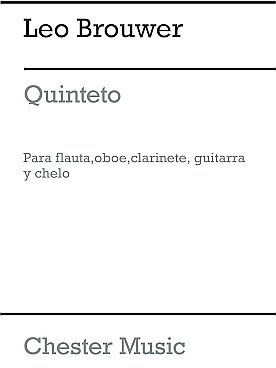 Illustration de Quinteto pour guitare, flûte, hautbois, clarinette et violoncelle (parties)