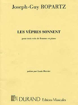 Illustration de Les Vêpres sonnent pour 3 voix de femmes et piano