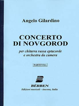 Illustration de Concerto de Novgorod pour guitare russe à 7 cordes et orchestre de chambre - conducteur