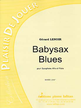 Illustration lenoir babysax blues
