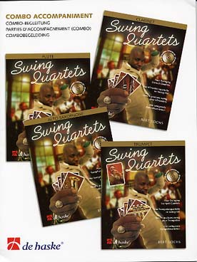 Illustration swing quartets accompagnemt combo