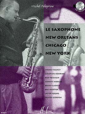 Illustration pellegrino le saxophone new-orleans + cd