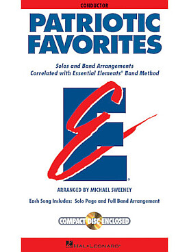 Illustration de PATRIOTIC FAVORITES (conducteur, 37 parties et CD), tr. Sweeney