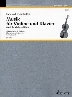 Illustration de MUSIQUE POUR VIOLON ET PIANO - Vol. 1