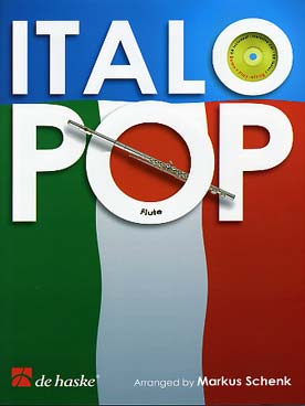 Illustration italo pop avec cd