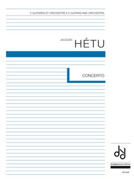 Illustration hetu concerto guitares/orch., conducteur