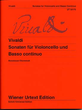 Illustration de 9 Sonates RV 39 à 47 pour violoncelle et basse continue