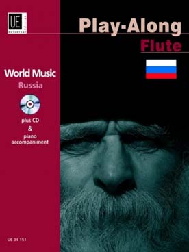 Illustration play-along russie flute/piano + cd