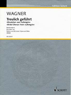 Illustration wagner choeur fiancailles de "lohengrin"