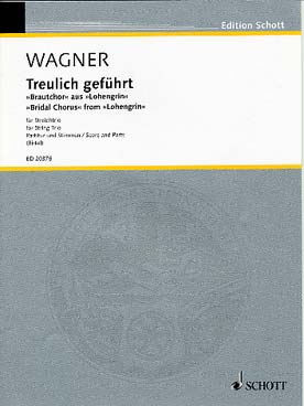 Illustration wagner choeur fiancailles de "lohengrin"