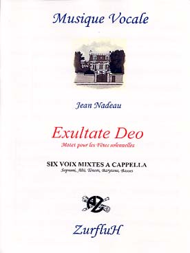Illustration de Exultate Deo pour 6 voix mixtes a cappella
