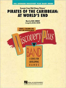 Illustration de Pirates des Caraïbes : at world's end tr. Vinson pour harmonie (C+P)