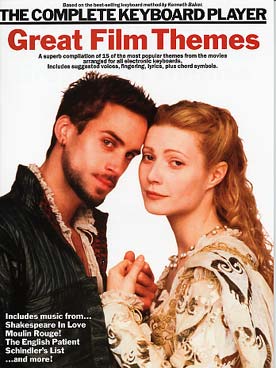 Illustration de GREAT FILM THEMES : 15 thèmes de musique de film arrangés pour clavier (ligne mélodique et accords)