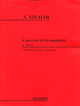 Illustration vivaldi concerto en fa maj fvi n°12