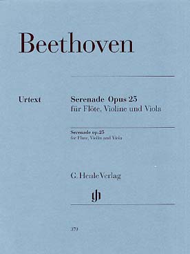 Illustration beethoven serenade op. 25 en re maj