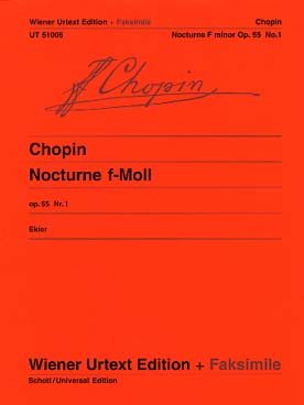 Illustration chopin nocturne  op. 55/1 en fa min