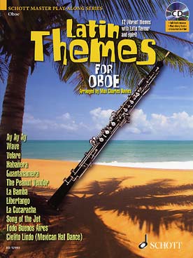 Illustration latin themes avec cd hautbois