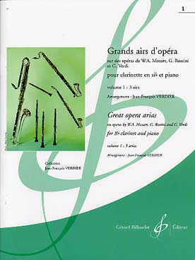 Illustration de GRANDS AIRS D'OPERA - Vol. 1 : Mozart, Rossini, Verdi