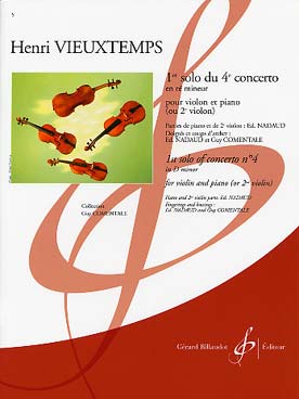 Illustration de 1ers Solos de concertos (avec partie de 2e violon de Nadaud) - N° 4 op. 31 en ré m
