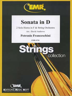 Illustration de Sonata en ré pour 2 cors et cordes