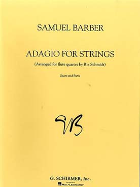 Illustration de Adagio pour cordes, tr. pour quatuor de flûtes par Schmidt