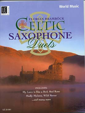 Illustration de CELTIC SAXOPHONE DUETS : 17 arrangements de F. Bramböck pour 2 saxos (AA ou AT)