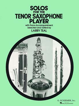 Illustration de SOLOS FOR THE TENOR SAXOPHONE PLAYER