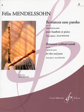 Illustration mendelssohn romances sans paroles op. 38