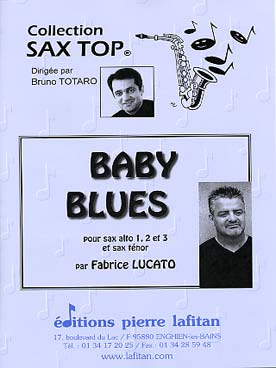 Illustration de Baby blues pour quatuor de saxophones AAAT