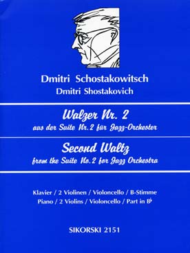 Illustration chostakovitch valse n° 2 suite jazz n° 2