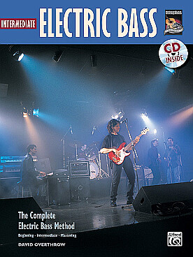 Illustration intermediate electric bass avec cd