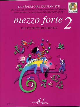 Illustration de Le RÉPERTOIRE DU PIANISTE : morceaux originaux choisis et doigtés par Béatrice Quoniam - Mezzo forte Vol. 2