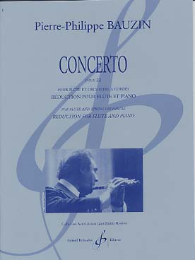 Illustration de Concerto op. 22 pour flûte et orchestre à cordes, réd. piano