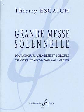 Illustration de Grande messe solennelle pour chœur, assemblée et 2 orgues