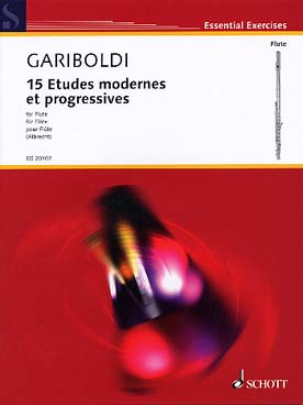 Illustration de 15 Études modernes et progressives - éd. Schott (rév. Stephan Albrecht)