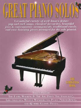 Illustration great piano solos : musique de noel