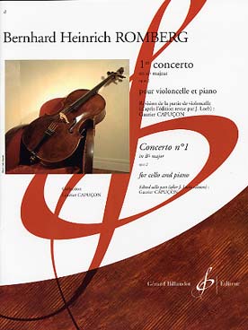 Illustration romberg concerto n° 1 op. 2 en si b maj