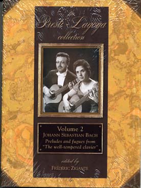 Illustration de PRESTI-LAGOYA COLLECTION, transcriptions du célèbre duo, éditées par F. Zigante - Vol. 2 : Bach