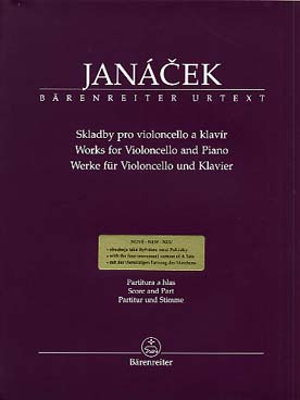 Illustration janacek compositions violoncelle/piano