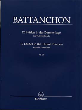 Illustration de 12 Études dans la position du pouce op. 25