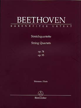 Illustration beethoven quatuors op. 74 et 95
