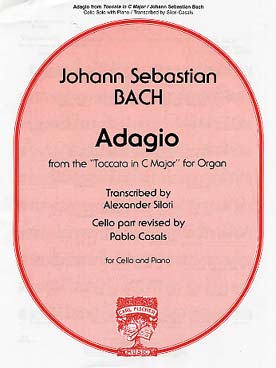 Illustration bach js adagio de la toccata en do maj